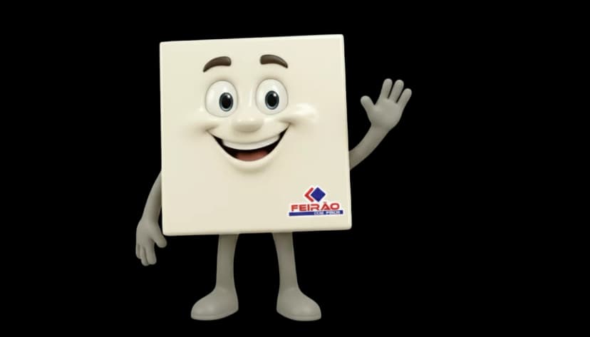 Mascote Feirão dos Pisos